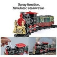 thumbnail image 5 of Retro Steam Track Train Model Toy with Light and Sound - Children's Toy Christmas Train Rail Set, 5 of 5