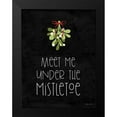 thumbnail image 2 of Ball, Susan 19x24 Black Modern Framed Museum Art Print Titled - Meet Me Under the Mistletoe, 2 of 5