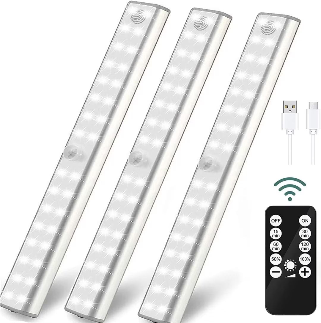 Simzone Under Lighting Rechargeable,32 LED Wireless Closet