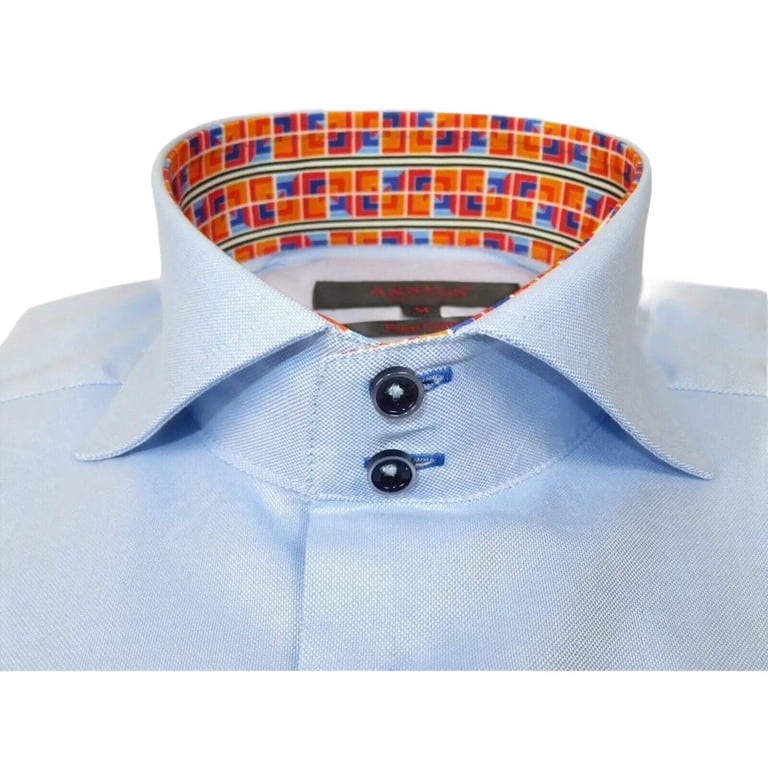 axxess dress shirts Axxess No Tuck Shirt High Collar Mens Red Modern Fit 18-08