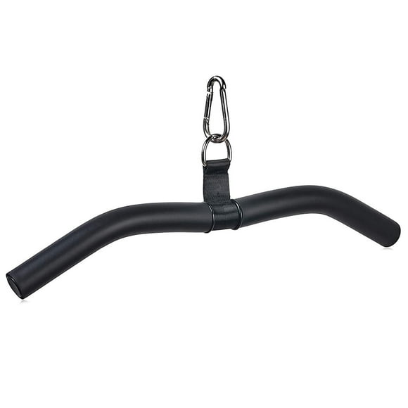 LAT Pull Down Bar Pulldown Bar with Foam Grip Handle,GreatDuty Steel Cable Machine Attachment for Home Gym and Fitness Training