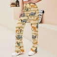 thumbnail image 2 of Top-kevin Australia Animals Yoga Pants Women Wide Leg Pants Casual High Waisted Straight Lace Up Lounge Sweatpants, 2 of 7