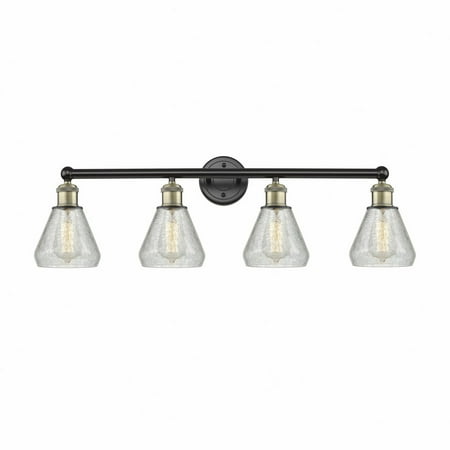

Innovations Lighting - Conesus - 4 Light Bath Vanity In Industrial Style-12.5