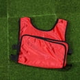 thumbnail image 4 of 6 chalecos de fútbol rojos para niños, transpirables, para entrenamiento de fútbol., 4 of 6