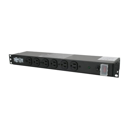 Tripp Lite 14 Outlet Network-Grade Rackmount PDU, 15A Surge Protected Power Strip, 15ft Cord with 5-15P, (DRS-1215)