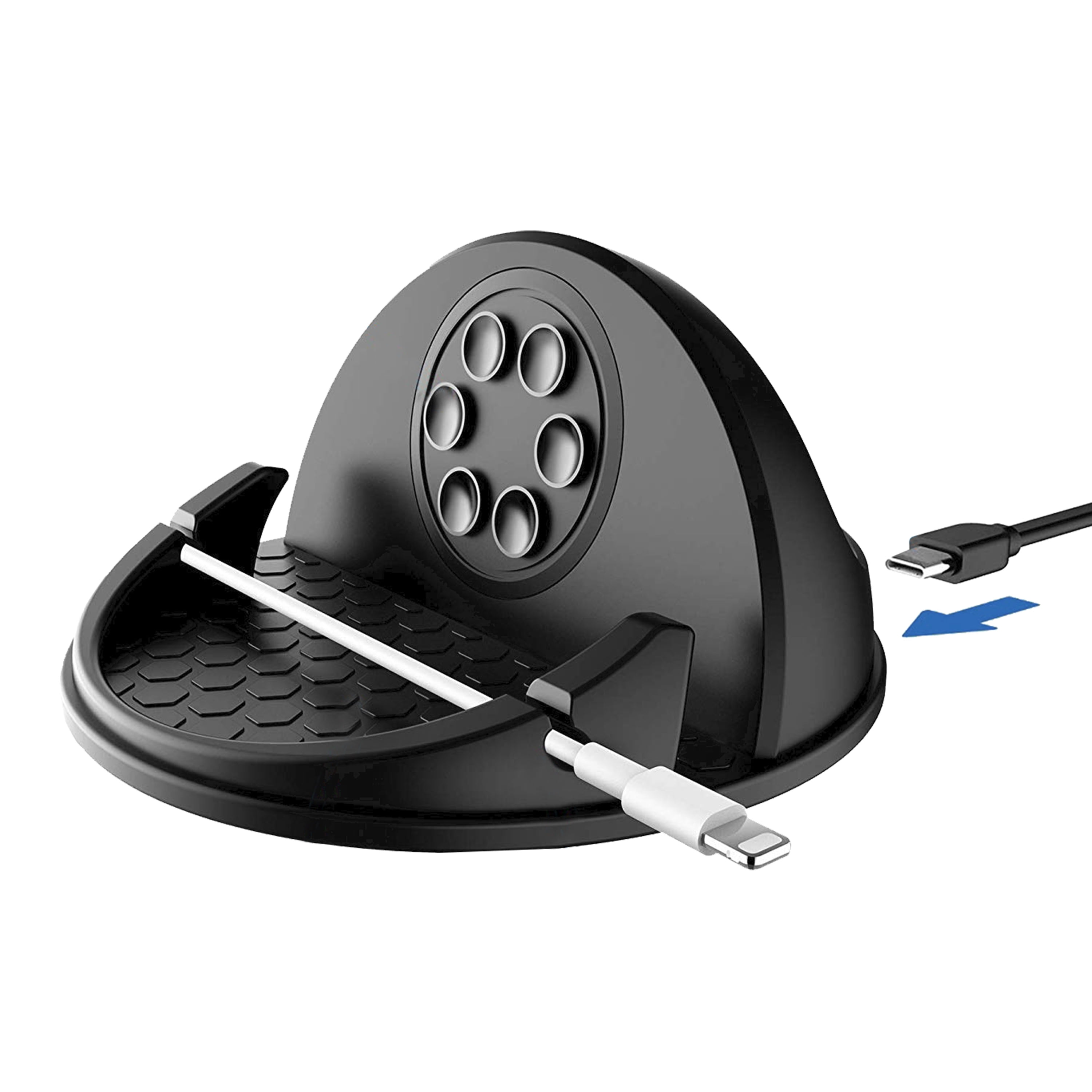 Energizer 10W Qi Wireless Charging Dash Pad, Fast Charging Non Slip Car Mount Charger for iPhone Samsung and Android Smartphones