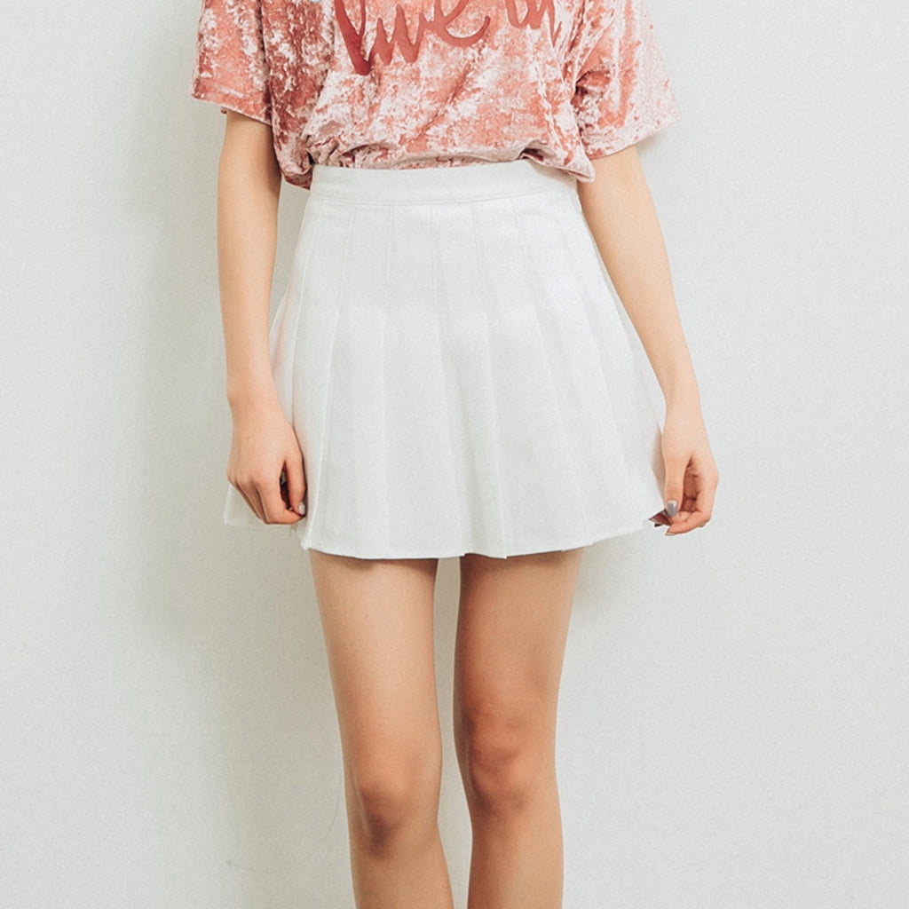 jovati Pleated Tennis Skirt for Women Womens Fashion High Waist