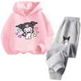 thumbnail image 5 of 2024 Moda Primavera Otoño Ropa de Bebé Conjuntos de Sudadera con Capucha Kuromi para Niños Pantalones Largos para Niños Conjuntos de 2 Piezas Traje Casual, 5 of 5