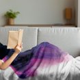 thumbnail image 3 of Astrology Soft Flannel Fleece Throw Blanket, Geometric Alchemy Eye Sun Star Mystic Signs Design, Cozy Plush for Indoor and Outdoor Use, 50" x 70", Navy Blue Fuchsia White, by Ambesonne, 3 of 5