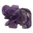 thumbnail image 1 of Elephant Crystal Figurines Elephants Statue Stone Rose Quartz Stones Figure Decor, 1 of 6