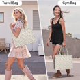 thumbnail image 6 of Large Capacity Tote Bag,White Christmas Star and Gift Pattern Handbag Fashion Luxury Tote Bag,15.7"x13"x 5.1" Inches,Laptop Compatible, 6 of 6