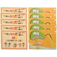 thumbnail image 1 of MasteelfCA 10Pcs Kids Reading Log Bankbook English Printing Reading Recording Cards Educational Bankbook, 1 of 6