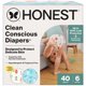 thumbnail image 1 of Pañales The Honest Company Clean Conscious, talla 6 (más de 16 kg), 40 unidades, 1 of 8
