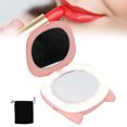 thumbnail image 3 of Compact Handwarmer, Hand Warmer Rechargeable Light Cartoon Image Comfortable  for Home Travel Use for Women Pink, 3 of 7