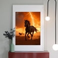 thumbnail image 2 of Diamond Art Kits for Adults - 5d Wild Horses Lightning Sunset Desert Diamond Painting for Adults, Diamond Art for Adults Beginners, Diamond Painting Kits for Adults for Home Wall Decor, 2 of 7