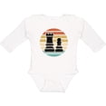 thumbnail image 3 of Inktastic Chess Player Gift Retro Boys or Girls Long Sleeve Baby Bodysuit, 3 of 5