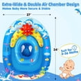 thumbnail image 4 of Baby Pool Float EZIGO con toldo con protección solar UPF50+, 4 of 6