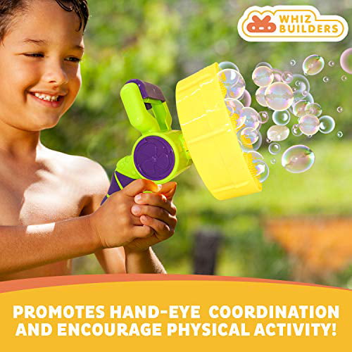 DIY Automatic Blowing Bubble Machine Science Kits Hand-Assembled Toys 