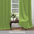 thumbnail image 6 of Lfeey Black out Curtains Room Darkening Noise Reduction Grommet Drapes, Green, 42x72 Inch, 2 Panels, 6 of 6