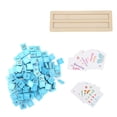 thumbnail image 1 of Juguete De Aprendizaje De Matemáticas, Bloque De Construcción De Número De Alfabeto De Haya Duradero Azul Resistente Para Niños En Edad Preescolar ANGGREK BB2013, 1 of 8