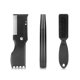 thumbnail image 1 of Plantilla para dar forma a la barba Ticfox Kit de pinceles Negro, 1 of 14