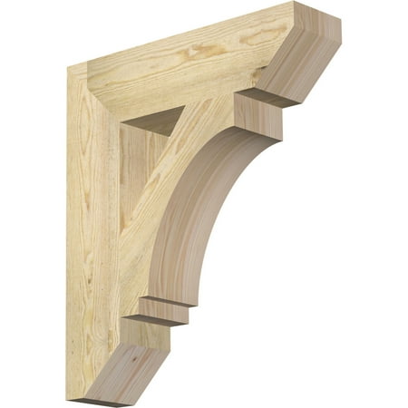 

Ekena Millwork 6 W x 24 D x 28 H Imperial Slat Rough Sawn Bracket Douglas Fir