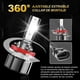 thumbnail image 2 of 2PCS H4 LED Car Headlight Bulbs IP68 Waterproof H7 H11 H13 9004 9005 9006 9007 6000K 20000LM High Power Auto Lamp Universal Kit, 2 of 5