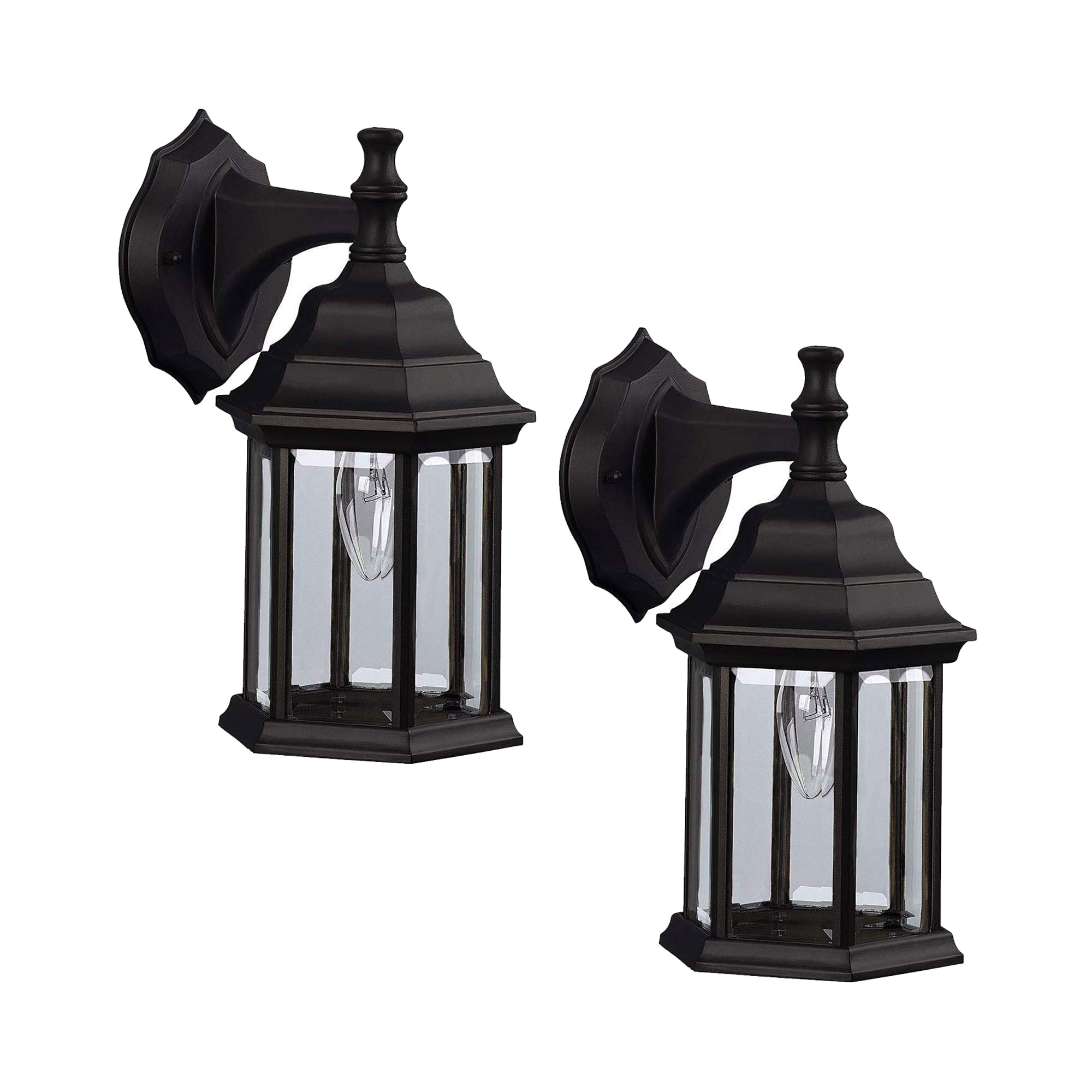 Zeyu 2 Pack Outdoor Wall Sconce Exterior Wall Mount Light In Zeyu 2 Pack Outdoor Wall Sconce Exterior Wall Mount Light In