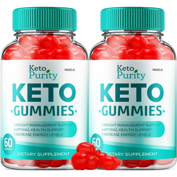 2 Pack Keto Purity ACV Gummies Advanced Loss - Purity Keto Plus ACV Gummies Apple Cider Vinegar KetoPurity ACV Gummies, Keto Purity Gummies Reviews Vitamin B12 Keto ACV 120 Gummies