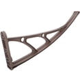 thumbnail image 1 of Tineasur window awning door canopy Canopy Bracket Coffee Plastic Steel 1Pcs Rain Protection, 1 of 7