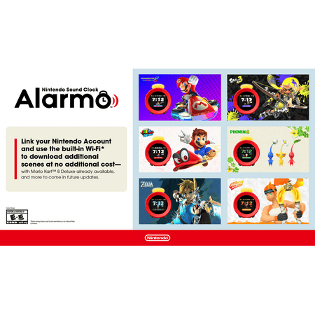 Nintendo Sound Clock: Alarmo - Red