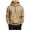 Khaki, variant on HBGVBA Big Boys Fleece Quarter Zip Hoodie,Solid Color Thick Hooded Pullover Top Loose Relaxed Long Sleeve Warm Casual Daily Fashion 5-15 Years