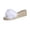 White, variant on Platform Sandals for Women Fluffy Faux Fur Slip On Wedge Slippers Elevated Heel Open Toe Slides Fashion Summer Footwear Casual Dressy Indoor Outdoor Shoes