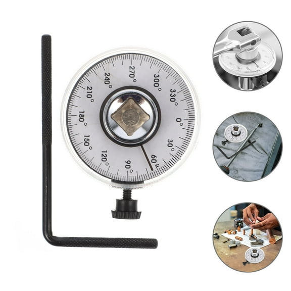 HEATSHAKING 1Set Silver Square Hole Torque Wrench for Auto Garage Tool Vehicle Maintenance