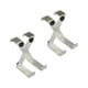 thumbnail image 1 of Gancho trasero de puerta de acero inoxidable de 2 uds, ganchos de almacenamiento de gancho tipo X de metal sin clavos sin marcas, 1 of 4