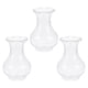 thumbnail image 1 of Jarrones de bulbo transparentes Uxcell, paquete de 3 jarrones pequeños decorativos para flores, 1 of 7