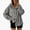Black Blouse, variant on Qgtaibl Womens Long Sleeve Striped Shirts Oversized Button Down Drawstring Hoodies Lightweight Breathable Fall Tunic Tops Blue S