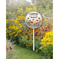 thumbnail image 2 of Eveokoki Round (9.2X9.2) IN Pardon The Weeds We Are Feeding The Bees Metal Signs With Stakes Aluminium No Mow Yard Sign Stand For Garden Lawn Summer Bee Decorations Outdoor, 2 of 5