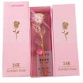 thumbnail image 1 of PENGXIANG Pink Rose Box Packaging With Vibration Light With Base For Girl Friend Valentine‘s Day Gift Mother‘s Day Gift, 1 of 10