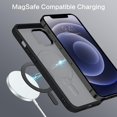 thumbnail image 5 of For iPhone 12 Pro Magnetic Case,iPhone 12 Case with Invisible Stand [Compatible with Magsafe], Full Body Protective Cover Slim Shockproof Phone Case for Apple iPhone 12/Pro 6.1", Black, 5 of 16
