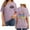 Pink #1, variant on BOOMILK Mardi Gras Shirts for Women It's Mardi Yall Funny Letter Graphic Tees Round Neck Short Sleeve Loose Top