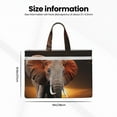 thumbnail image 3 of Pofeuu Elephant Sunset in Kenya Print Laptop Bag Carrying - Computer Bag Laptop Case Shoulder Slim Work Travel, 3 of 8