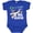 Royal Blue, variant on Inktastic Out of this World Big Sister Astronaut in Space Girls Baby Bodysuit