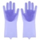 thumbnail image 1 of Silicone Gloves Silicone Gloves With Bristles Waterproof Splashproof Oil Proof Soft Elastic Kitchen Dishwashing Silicone Cleaning GlovesPurple ANGGREK Otros, 1 of 1