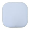 thumbnail image 3 of Sweet Home Collection Memory Foam Honeycomb Non-Slip Back 16" x 16" Chair Pad - Light Blue, 4 Pack, 3 of 7