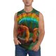 thumbnail image 1 of Fotbe Chameleon Men's Camiseta sin Mangas Estampada para Hombres, Playera Casual para Gimnasio, Entrenamiento, Playa-Medium, 1 of 7