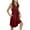 Wine, variant on Cethrio Nightgowns for Girls, Soft Summer Pleated Front Sleeveless Sleep Dresses Pink Size 7-8 T
