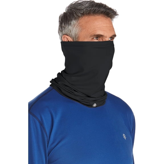Unisex UV Neck Gaiter - UPF 50 Sun Protection - La Plata in Black