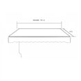 thumbnail image 5 of ALEKO 10x8 Feet Retractable Outdoor Patio Awning Deck Sunshade Brown, 5 of 5