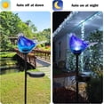 thumbnail image 5 of MUMTOP 30.5" Solar Bluebird Garden Stake Outdoor Decorative Lights Metal Glass, 5 of 9